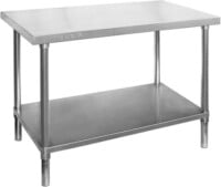 WB7-1200 Stainless Steel Workbench with Undershelf-0
