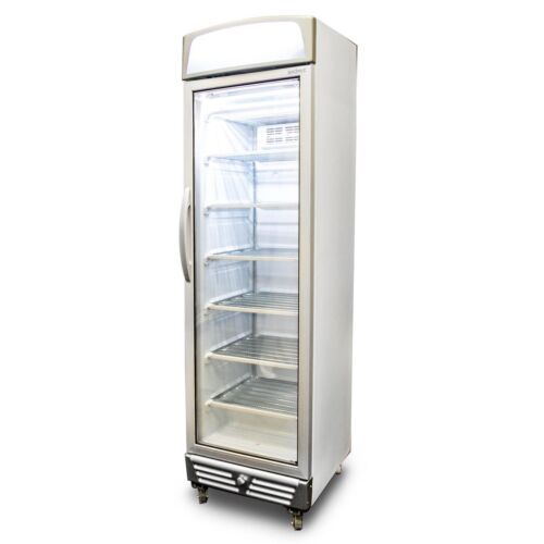 UF0374LS Bromic - Glass Door Commercial Freezer 300L w/Lightbox-0