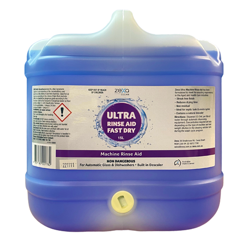 2-315-15000 Zexa-Ultra-Rinse-Aid-Fast-Dry-15L