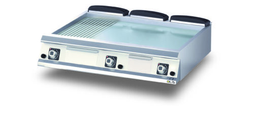 Olis D96/10 TFTTGC1/3R - Gas Griddle with Chromium 1/3 grooved Plate - Bench Top